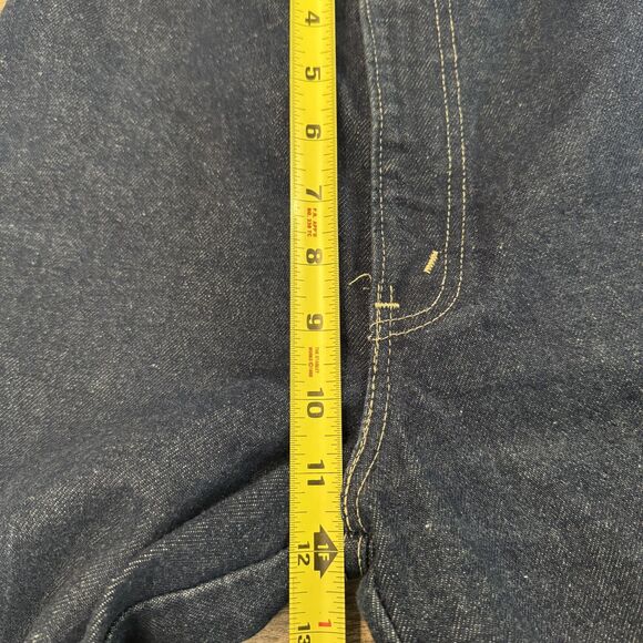 Vintage Chic Jeans Womens 8/9 Blue High Rise Western Riding Dark Wash Made USA - Picture 9 of 10